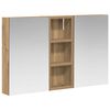 vidaXL Комплект шкафове за баня 3 бр. 80 x 10,5 x 50 см