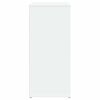 vidaXL Сайдборд, бял, 60x31x70 см, инженерно дърво