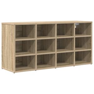 vidaXL Шкаф за обувки 103 x 30 x 51 см Инженерна дървесина Дъб сонома