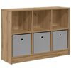vidaXL Служебен шкаф Дъб 88,5 x 27,5 x 63,5 см