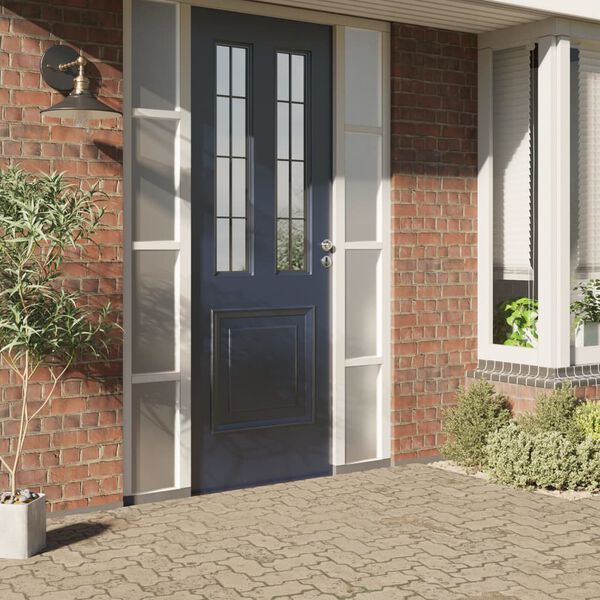 vidaXL Фолиа за прозорци матирано бяло PVC