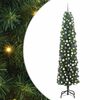 vidaXL С изкуствено коледно дърво с 300 LED светодиода Зелен 210 cm