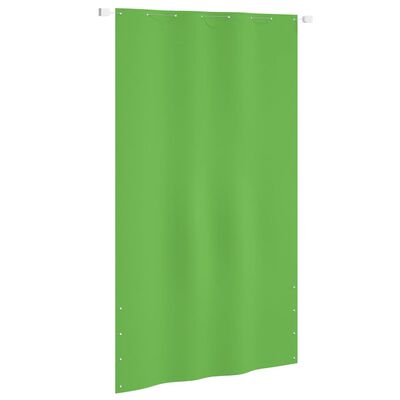vidaXL Балконски параван, светлозелен, 140x240 см, оксфорд плат