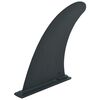 vidaXL Централна финка за SUP дъска, 18,3x21,2 см, пластмаса, черна