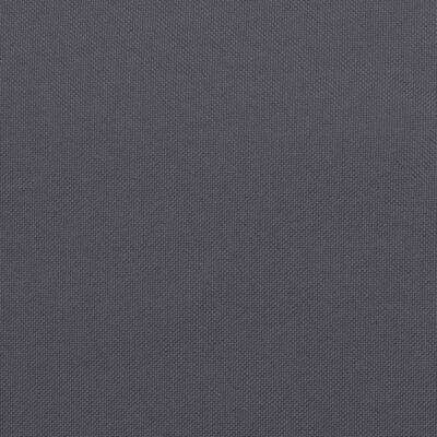 vidaXL Палетна възглавница, 50x50x12 см, сива, текстил