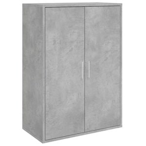 vidaXL Бюфет бетонно сив 60x31x84 см инженерно дърво