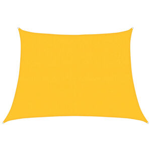 vidaXL Сенник за платно 160 г/м&sup2; трапецовидно жълт 4/5x3 м HDPE