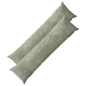 vidaXL Калъфка за възглавница 2 бр. HEERLEN Зелено 40 x 145 см