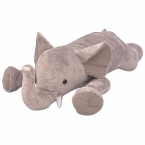 vidaXL Плюшена играчка слонче XXL 95 см