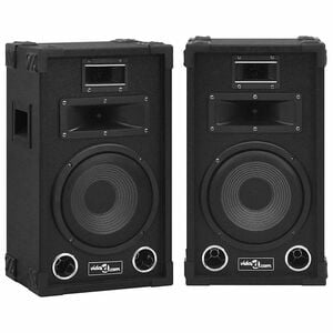 vidaXL Професионални пасивни Hifi сценични тонколони 2 бр 800 W черни