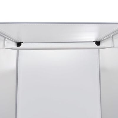 vidaXL Модулен шкаф с 9 отделения, 37x115x150 см, бял