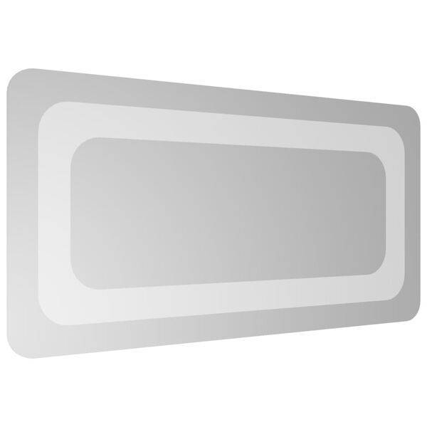 vidaXL LED огледало за баня, 20x40 см