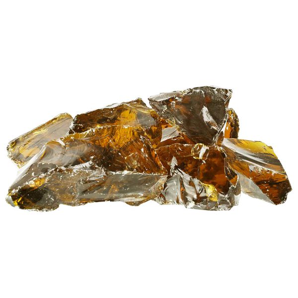 vidaXL Градински камъни Кафяво 12 cm Стъкло