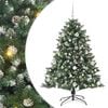 vidaXL С изкуствено коледно дърво с 150 LED светодиода Зелен 150 cm