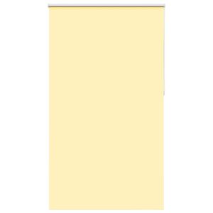 vidaXL Ролетна щора, затъмняваща, жълта, 130x230 см, ширина на плата 126,6 см, полиестер