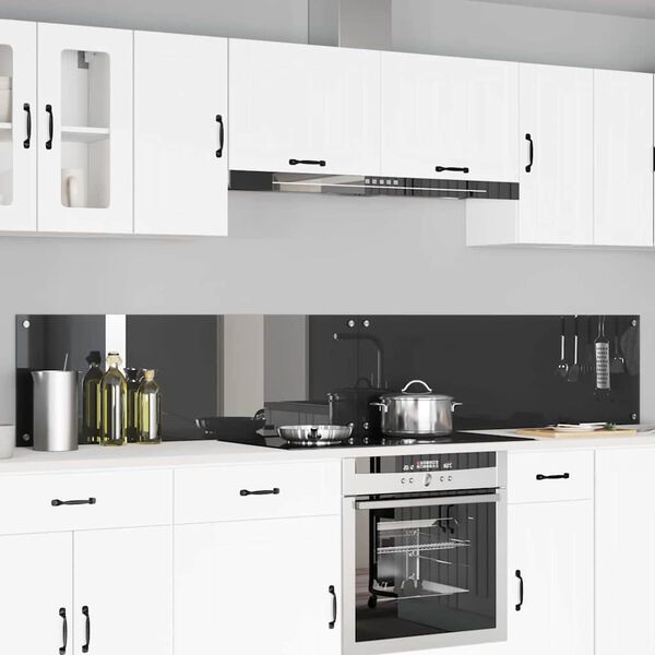 vidaXL Кухненски заден панел 2 pcs Тъмен сив 120 x 40 cm