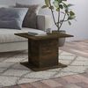 vidaXL Кафе маса, опушен дъб, 55,5x55,5x40 см, инженерно дърво