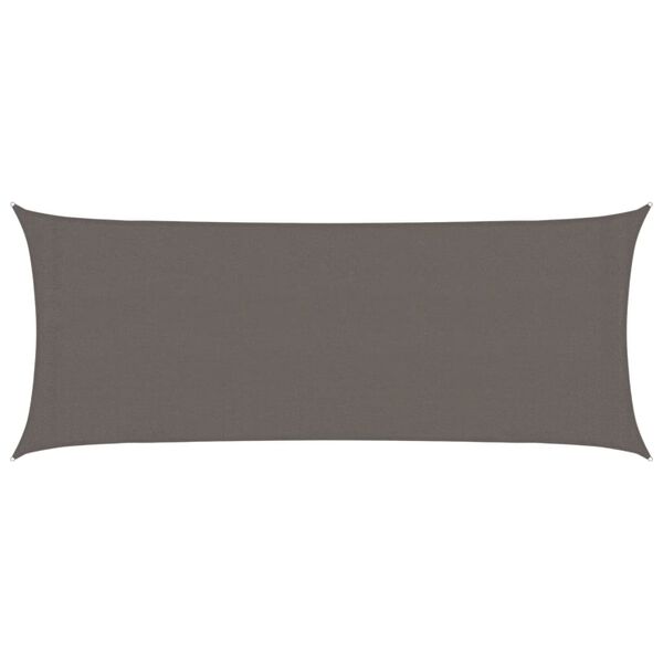 vidaXL Платно-сенник, 160 г/м², антрацит, 2x4,5 м, HDPE