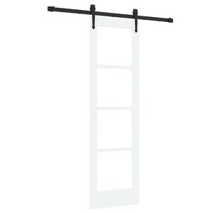 vidaXL Преплъзваща се врата ORKDAL 61 x 198,5 см Бяло