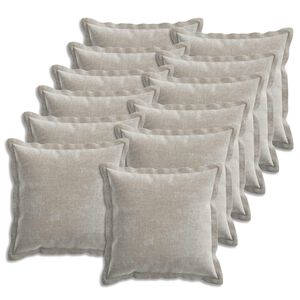 vidaXL Калъфка за възглавница 12 pcs HOUTEN Светлосиво 45 x 45 cm