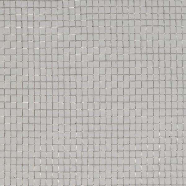 vidaXL Мрежа против насекоми неръждаема стомана 100x500 см сребриста