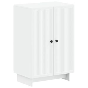 vidaXL Шкаф за обувки EDE 59,5 x 39,5 x 90 см Инженерна дървесина Бяло