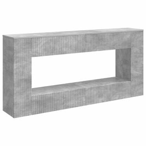 vidaXL Конзолна маса На райета Бетонно Сиво 155 x 29 x 74 см