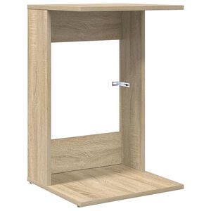 vidaXL Странична маса Сонома дъб 40 x 38 x 62,5 см Инженерна дървесина