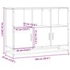 vidaXL Бюфет Сонома Дъб 100x35x76 cm Инженерна дървесина