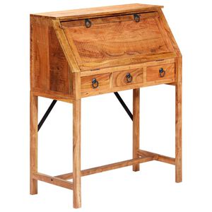 vidaXL Писалище, 90x40x107 cм, акациево дърво масив