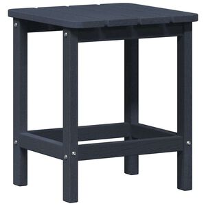 vidaXL Странична маса Морски син 38 x 38 x 46 см Полиетилен