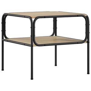 vidaXL Странична маса Дъб сонома 100 x 50 x 46 см Инженерна дървесина