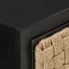 vidaXL Нощно шкафче, 40x30x50 см, мангово дърво масив