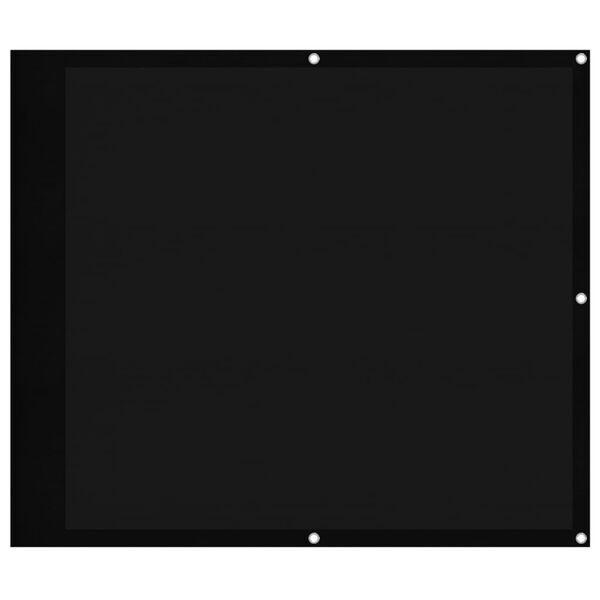vidaXL Балконски параван черен 90x800 см 100% полиестер оксфорд