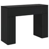 vidaXL Масичка за кафе Черно 102 x 35 x 75 см Инженерна дървесина