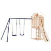 vidaXL Комбинирано детско съоръжение за игра на открито, бор масив