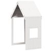 vidaXL Покрив за детско легло, бял, 55x99x139,5 см, бор масив