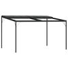 vidaXL Беседка с покрив, антрацит, 4x3x2,5 м, алуминий и стомана