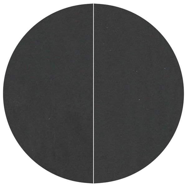 vidaXL Покривало за дъното на басейна Черно &Oslash; 244 см Нетъкан текстил