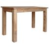 vidaXL Трапезна маса, масивно махагоново дърво, 120x60x77 cм
