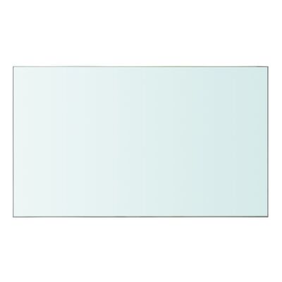 vidaXL Плоча за рафт, прозрачно стъкло, 50 x 30 см