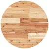 vidaXL Плот за маса, &Oslash;50x2 см, акациево дърво масив