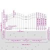 vidaXL Градска ограда Сив 140 cm Прахово покритие стомана