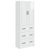 vidaXL Комплект шкафове 2 бр. 66 x 34,5 x 87 см Инженерна дървесина
