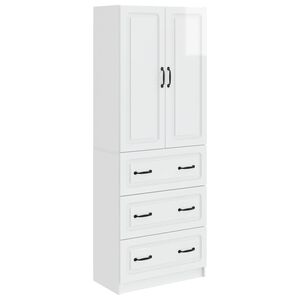 vidaXL Комплект шкафове 2 бр. 66 x 34,5 x 87 см Инженерна дървесина