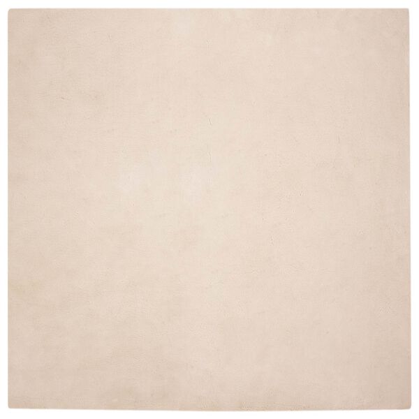 vidaXL Килим с изкуствена заешка козина Olite Таупе 160 x 160 cm