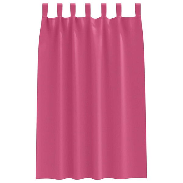 vidaXL Завеси за затъмняване с пръстени 2 pcs Ярко Розово 175 x 140 см
