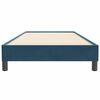 vidaXL Box Spring легло без матрак Тъмно синьо 80x220 cm кадифе