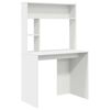 vidaXL Бюро Бяло 91 x 50 x 149 см Инженерна дървесина