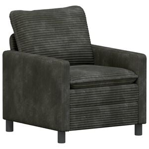 vidaXL Диван Антрацит 76 x 81 x 87,5 см Полиестер